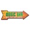 Signmission Music Bar Arrow Decal Funny Home Decor 18in Wide D-A-999724 - alternate 1